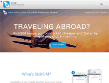 Tablet Screenshot of kicksim.com